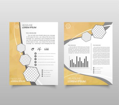 Modern üçgen sunu şablonu. İş tasarım arka plan, broşür veya el ilanı genel kavram ya da geometrik web afiş. vektör çizim.