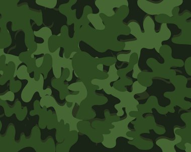 Abstract military or hunting camouflage background. green color. Vector illustration. clipart