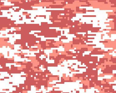 kamuflaj askeri doku arka plan asker. Pembe beyaz renkli yazdırma. vektör illistration.