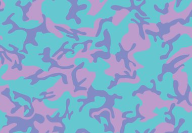 vector background pattern of summer army camouflage, mulicolor stlye, Camouflage pattern with Shapes of foliage and branches. Woodland style clipart