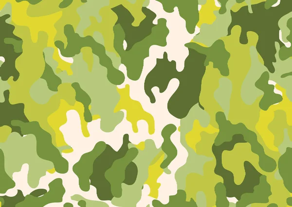 Fondo Abstracto Militar Camuflaje Caza Woodland Camo Vector Textura Stlye — Vector de stock