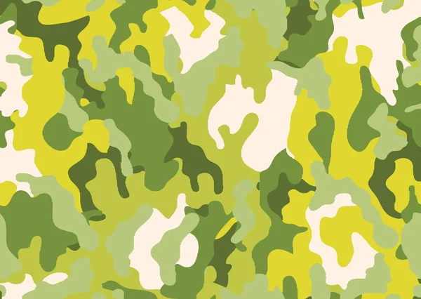 Abstrakta Militär Eller Jakt Kamouflage Bakgrund Woodland Camo Textur Vektor — Stock vektor