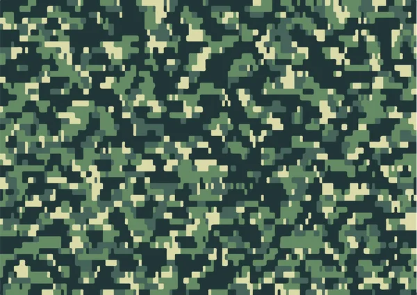Kamouflage Mönster Bakgrund Textur Militär Camouflage Armén Jakt Digitala Kamouflage — Stock vektor