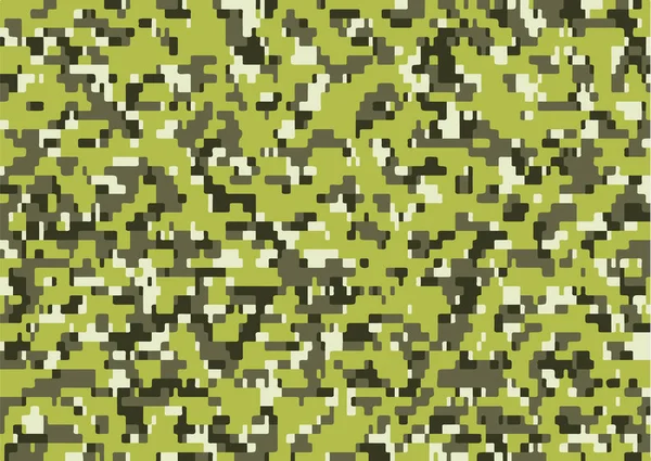 Kamouflage Mönster Bakgrund Textur Militär Camouflage Armén Jakt Digitala Kamouflage — Stock vektor