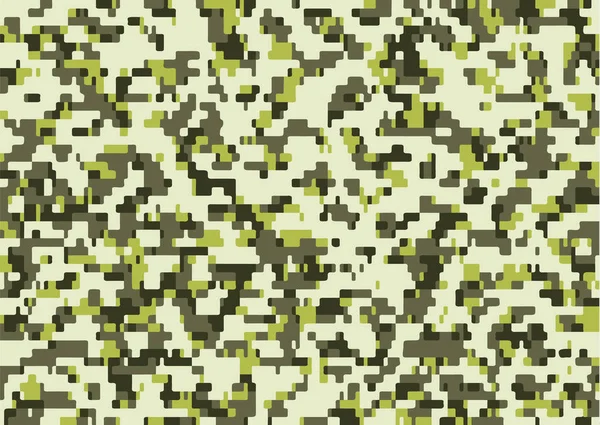 Camouflage Muster Hintergrund Textur Militärische Tarnung Armee Jagd Digitaler Camouflage — Stockvektor
