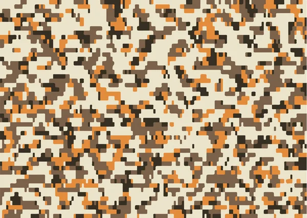 Kamouflage Mönster Bakgrund Textur Militär Camouflage Armén Jakt Digitala Kamouflage — Stock vektor