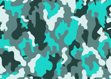 doku askeri kamuflaj sorunsuz Ordu yeşil av yineler. Kamuflaj desen arka plan. Klasik giyim tarzı Camo tekrar Yazdır maskeleme. dört renk orman dokusu. Vektör çizim.