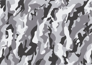 doku askeri kamuflaj ordu avcılık. Kamuflaj desen arka plan. Kamuflaj baskı maskeleme klasik giyim tarzı. dört renk orman dokusu. Vektör çizim.