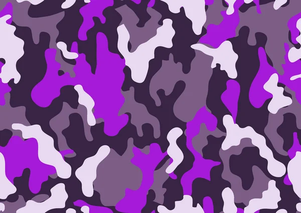 Texture Camouflage Militaire Répète Chasse Verte Sans Couture Armée Fond — Image vectorielle