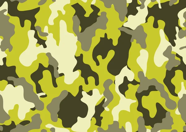 Textur Militär Camouflage Upprepar Sömlös Army Grön Jakt Kamouflage Mönster — Stock vektor