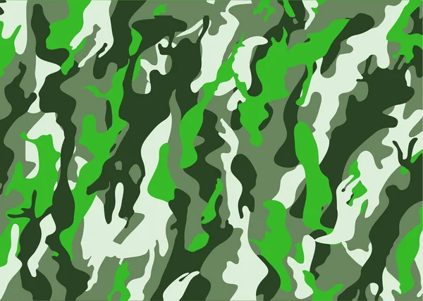 Textur Militär Camouflage Armén Jakt Kamouflage Mönster Bakgrund Klassiska Klädstil — Stock vektor