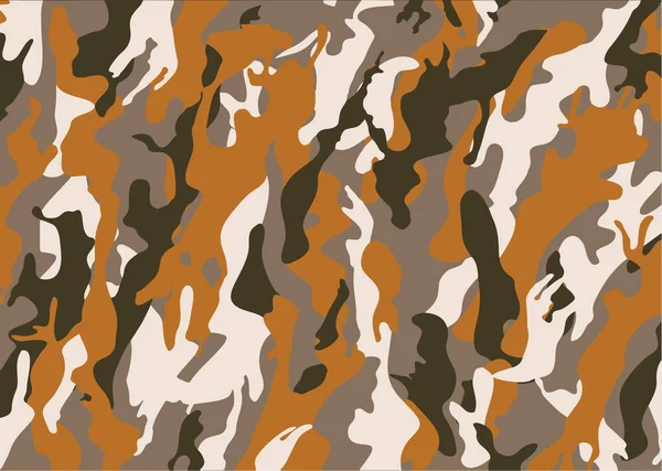 Textura Militar Camuflaje Ejército Caza Fondo Patrón Camuflaje Estilo Ropa — Vector de stock