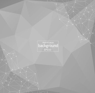 Noktaları ve çizgileri birleştiren soyut bir bağlantı. Bağlantı bilimi geçmişi. Vektör illüstrasyonu