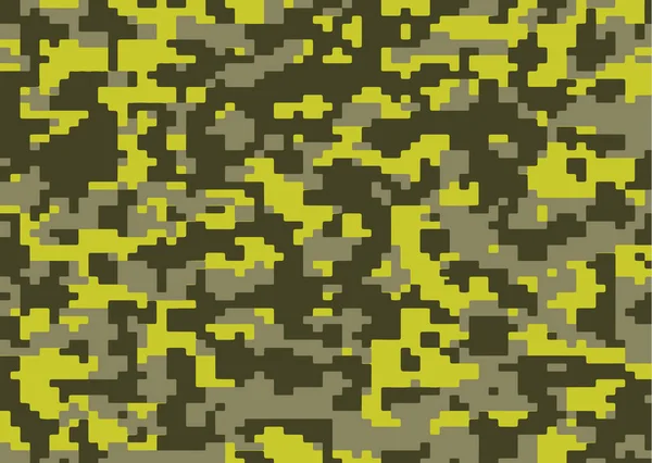 Militära Kamouflagemönster Abstrakta Penseldrag Texturerat Oregelbundna Randig Kamouflage Digitala Klädstil — Stock vektor