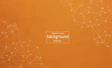 Daire, üçgen koyu kahverengi vektör şablonu. Soyut illüstrasyon renkli diskler ve üçgenler ile. Reklam, poster, afiş, Web sitenizin için yeni tasarım.