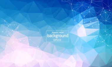 Bağlantıları kavramı. Vektör ağ arka plan iş sunumu için. Eps10.