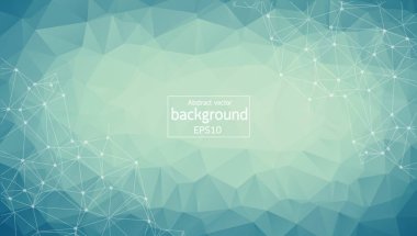 Daire, üçgen koyu mavi vektör şablonu. Küreler ve çizgiler ile modern soyut renkli resimde. Desen doku duvar kağıdı olarak kullanılabilir.