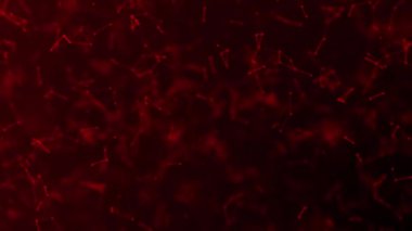 Ağ soyut ve hareketli arka plan bağlamak. Çizgilerle birbirine bağlanmış nokta. Dijital veri ve derin web kavramı