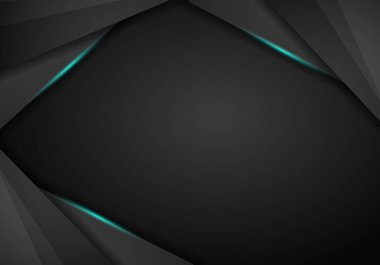 soyut metalik mavi çerçeve düzeni modern teknoloji tasarım şablonu arka planı