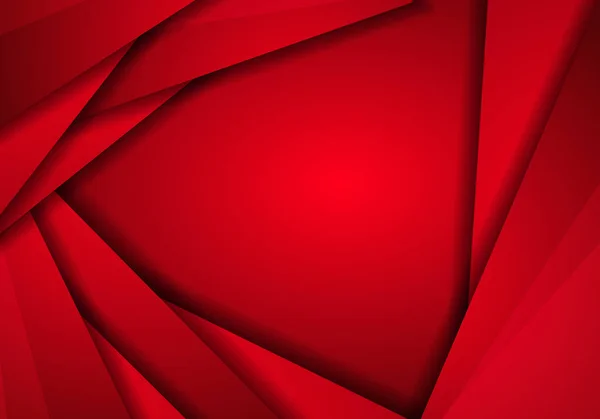 Rode Metalen Achtergrondstructuur Abstracte Metaal Rood Met Driehoek Framelay Out — Stockvector