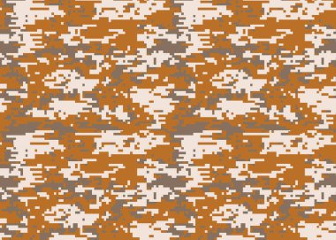 Dijital kamuflaj deseni. Woodland camo doku. Kamuflaj desen arka plan. Kamuflaj baskı maskeleme klasik giyim tarzı. renkler orman dokusu. Tasarım öğesi. Vektör çizim.