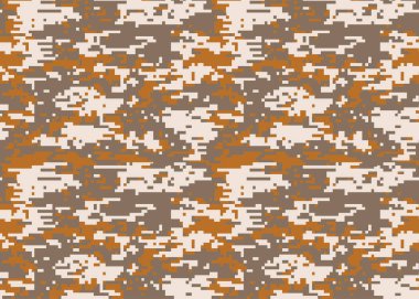 Dijital kamuflaj deseni. Woodland camo doku. Kamuflaj desen arka plan. Kamuflaj baskı maskeleme klasik giyim tarzı. renkler orman dokusu. Tasarım öğesi. Vektör çizim.