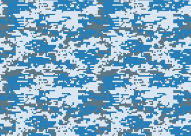 Dijital kamuflaj deseni. Woodland camo doku. Kamuflaj desen arka plan. Kamuflaj baskı maskeleme klasik giyim tarzı. renkler orman dokusu. Tasarım öğesi. Vektör çizim.