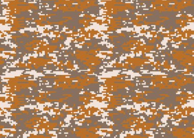 Dijital kamuflaj deseni. Woodland camo doku. Kamuflaj desen arka plan. Kamuflaj baskı maskeleme klasik giyim tarzı. renkler orman dokusu. Tasarım öğesi. Vektör çizim.