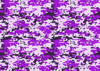 Dijital kamuflaj deseni. Woodland camo doku. Kamuflaj desen arka plan. Kamuflaj baskı maskeleme klasik giyim tarzı. renkler orman dokusu. Tasarım öğesi. Vektör çizim.