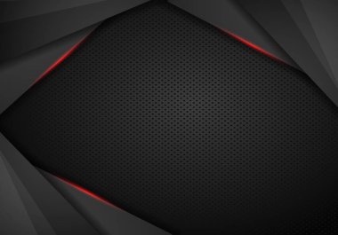 Kesintisiz Daire ile teknolojik altyapı delikli karbon hoparlör ızgara doku Internet siteleri için web kullanıcı arabirimi (UI) ve uygulamalar (uygulamalar). Desen - vektör vektör