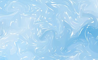 Ebru. Hafif mavi mermer doku. Boya sıçrama. Renkli sıvı. Sıvı renkli arka plan. Vektör çizim.