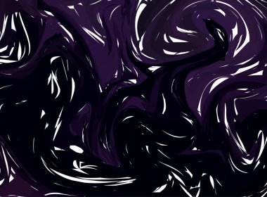 Koyu mor dijital Ebru. Zarif mermer vektör arka plan. Sıvı boya Ebru zemin. Serin renk paleti kafes arka plan. Soluk Ebru doku. Mermer soyut yüzey tasarımı