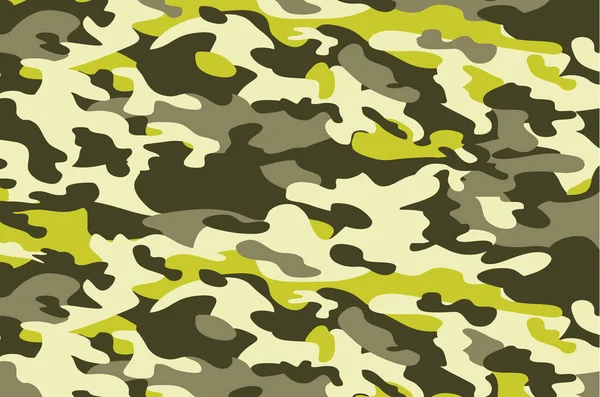 Camuflaje Militar Fondo Abstracto Militar Camuflaje Caza Woodland Vector Textura — Vector de stock