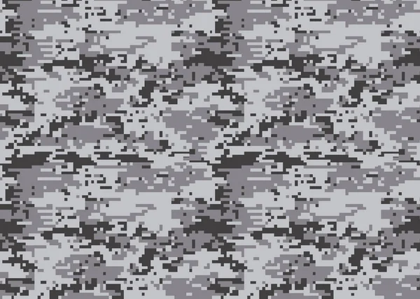 Digitale Camouflage Patroon Woodland Camo Patroon Camouflage Patroon Achtergrond Klassieke — Stockvector