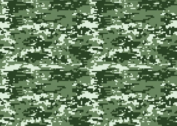 Padrão Camuflagem Digital Textura Camo Woodland Fundo Padrão Camuflagem Estilo —  Vetores de Stock