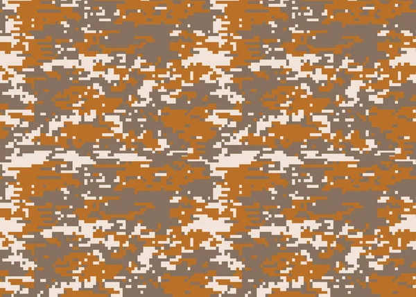 Patrón Camuflaje Digital Textura Camuflada Del Bosque Fondo Patrón Camuflaje — Vector de stock