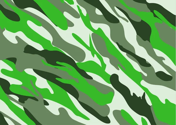 Fondo Patrón Camuflaje Formas Follaje Ramas Fondo Camuflaje Del Ejército — Vector de stock