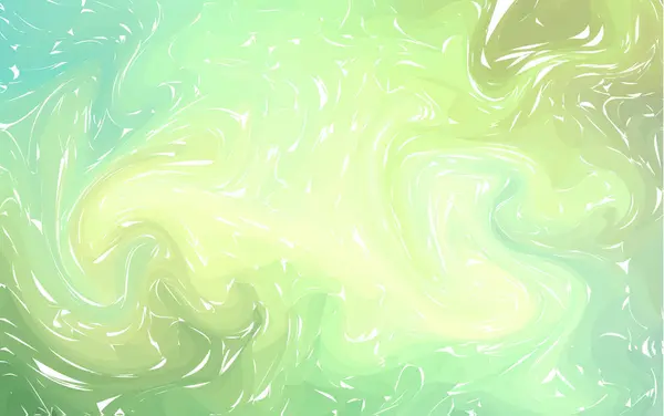 Абстрактный Жидкий Мрамор Текстурный Фон Зеленого Цвета — стоковый вектор