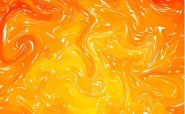 流体のカラフルな図形の背景 トレンディなオレンジのグラデーション 流体図形構成 背景のフライヤーのデザインを現代の液体渦巻き模様の大理石を抽象化します ベクトル Eps10 — ストックベクタ