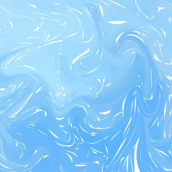 流体のカラフルな図形の背景 青白のトレンディなグラデーション 流体図形構成 背景のフライヤーのデザインを現代の液体渦巻き模様の大理石を抽象化します ベクトル Eps10 — ストックベクタ