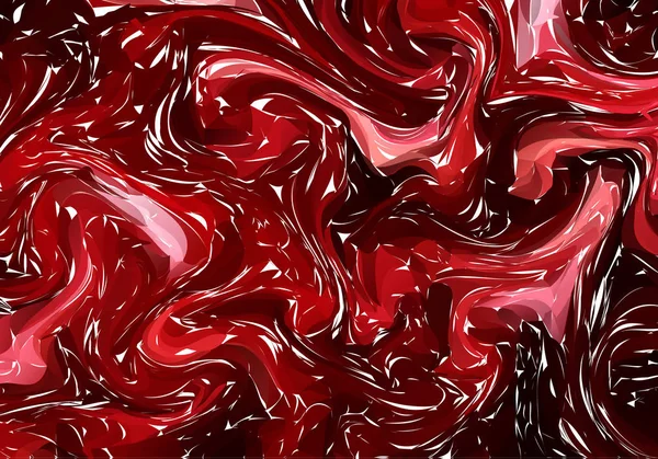 Fluido Forme Colorate Sfondo Rosso Scuro Trendy Gradienti Forme Fluide — Vettoriale Stock