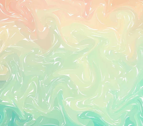 Pastellviolett Gelber Digitaler Marmor Eleganter Marmorierter Vektorhintergrund Flüssige Farbe Marmoriert — Stockvektor