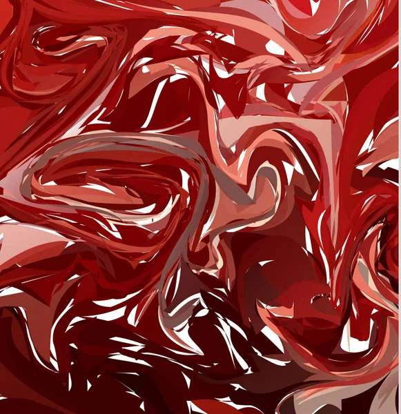 Vecteur Marbre Rouge Fond Abstrait Modèle Marbre Liquide Modèle Tendance — Image vectorielle