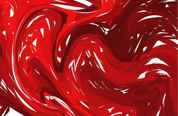 Fondo Formas Colores Fluidos Gradientes Moda Roja Composición Formas Fluidas — Vector de stock