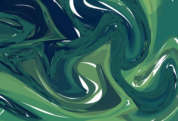 Fondo Mármol Verde Oscuro Lujo Con Remolinos Textura Modelada Piedra — Vector de stock