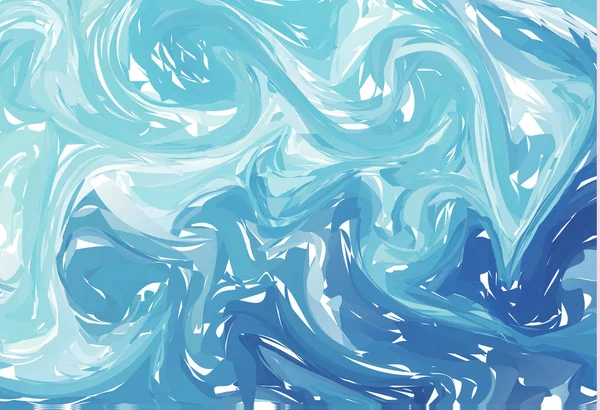 Векторний Синій Білий Мармур Абстрактний Фон Рідкий Мармуровий Візерунок Модний — стоковий вектор