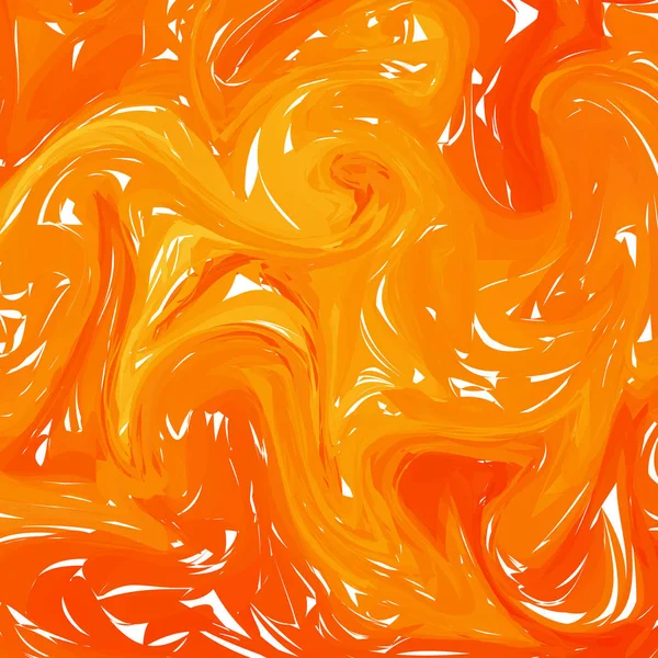 Vektor Narancs Fény Márvány Absztrakt Háttér Folyékony Márvány Minta Trendi — Stock Vector