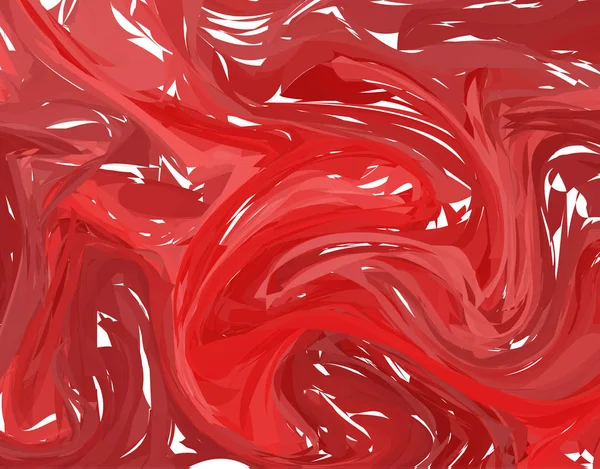 Abstraktní Vektor Pozadí Rukopis Mramorová Textura Červené Černé Barvě — Stockový vektor