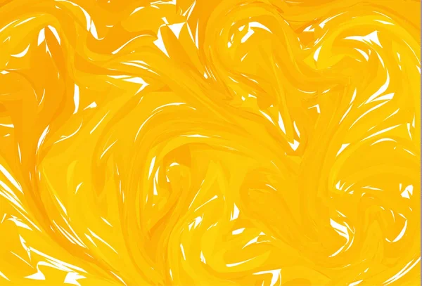 Marbrure Numérique Jaune Élégant Fond Vectoriel Marbré Peinture Liquide Marbré — Image vectorielle