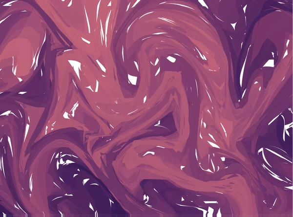 Lila Digitales Marmorieren Eleganter Marmorierter Vektorhintergrund Flüssige Farbe Marmoriert Hintergrund — Stockvektor